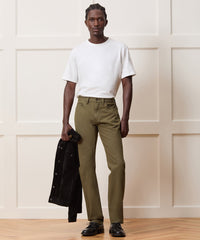 Slim Garment-Dyed Jean in Olive
