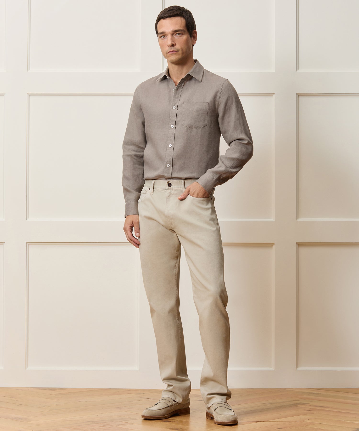 Straight Fit 5-Pocket Chino