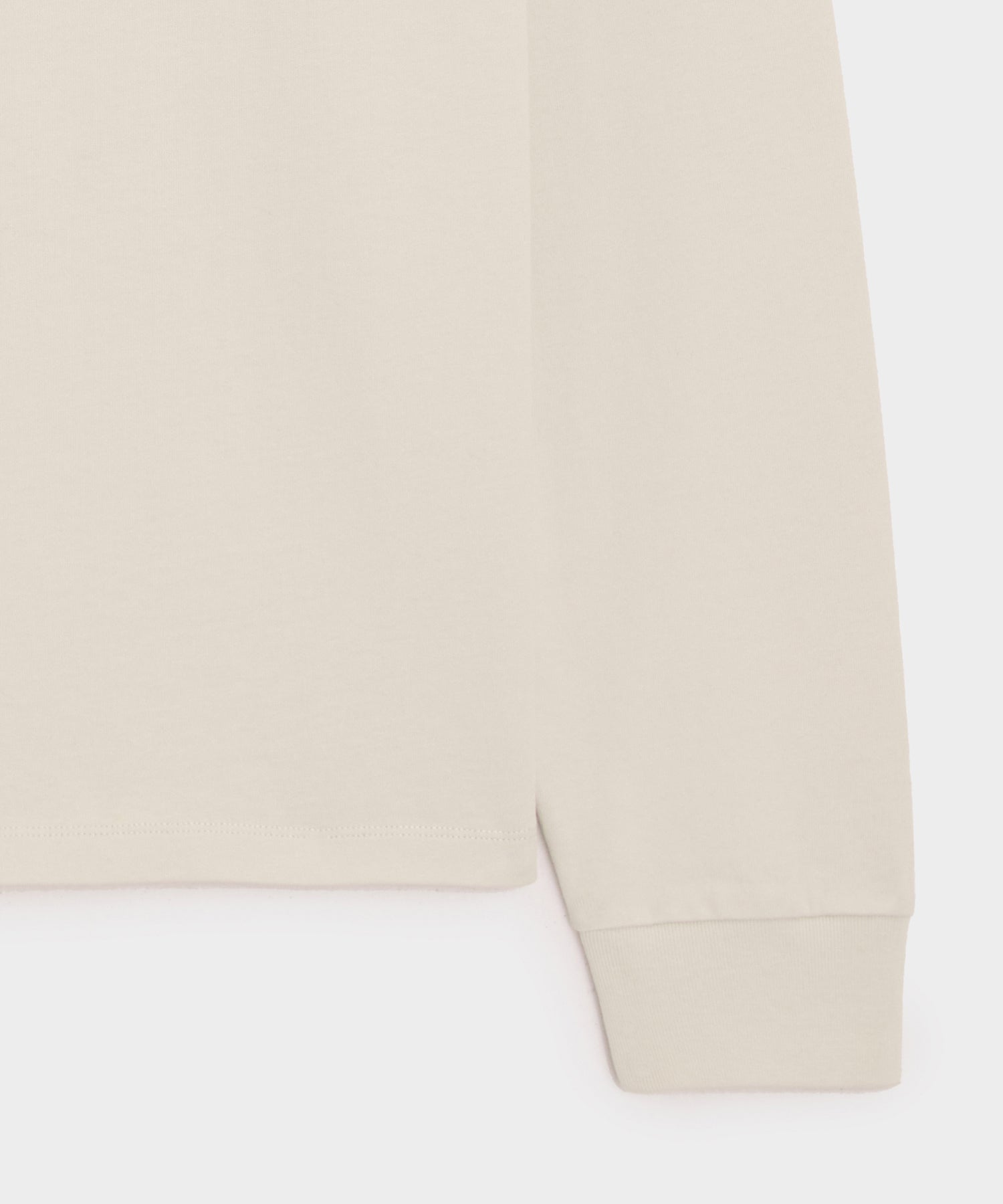 Relaxed Portuguese Jersey Mock Neck Tee