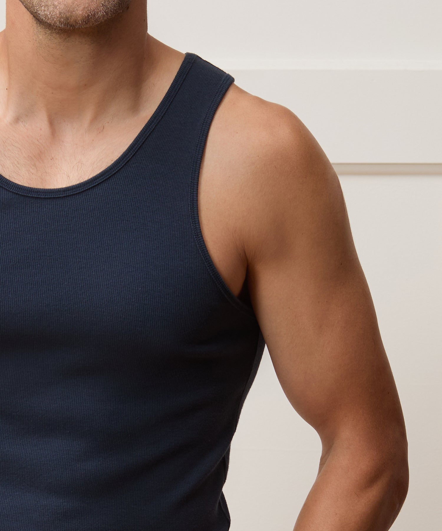 Slim Ribbed Tank