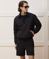 Lightweight Nylon Quarter-Zip Jacket