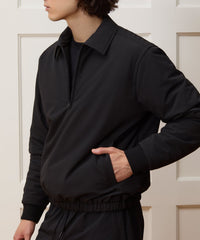 Lightweight Nylon Quarter-Zip Jacket