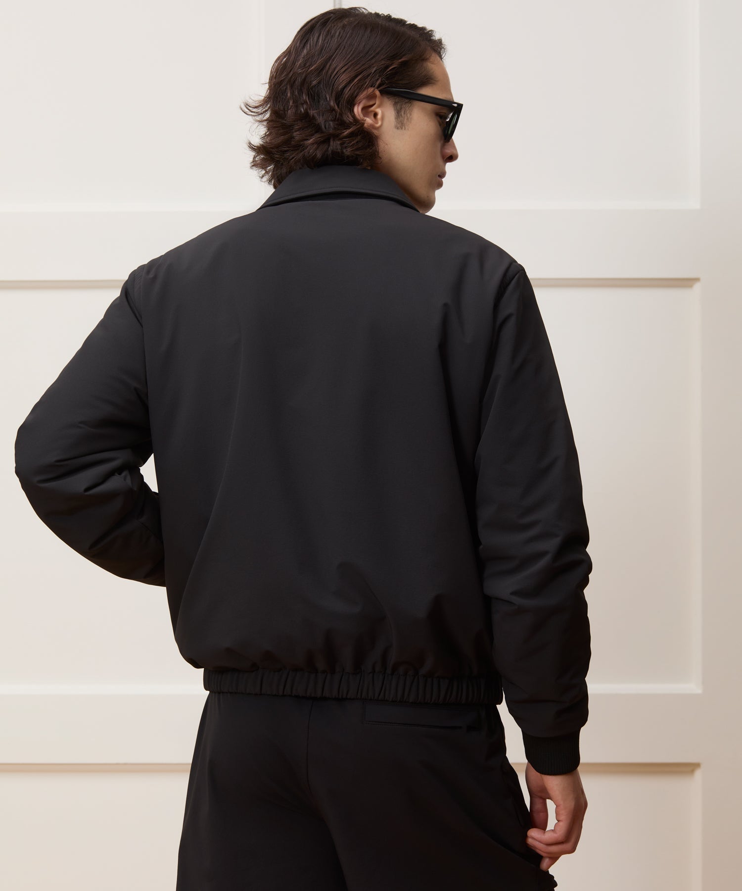 Lightweight Nylon Quarter-Zip Jacket