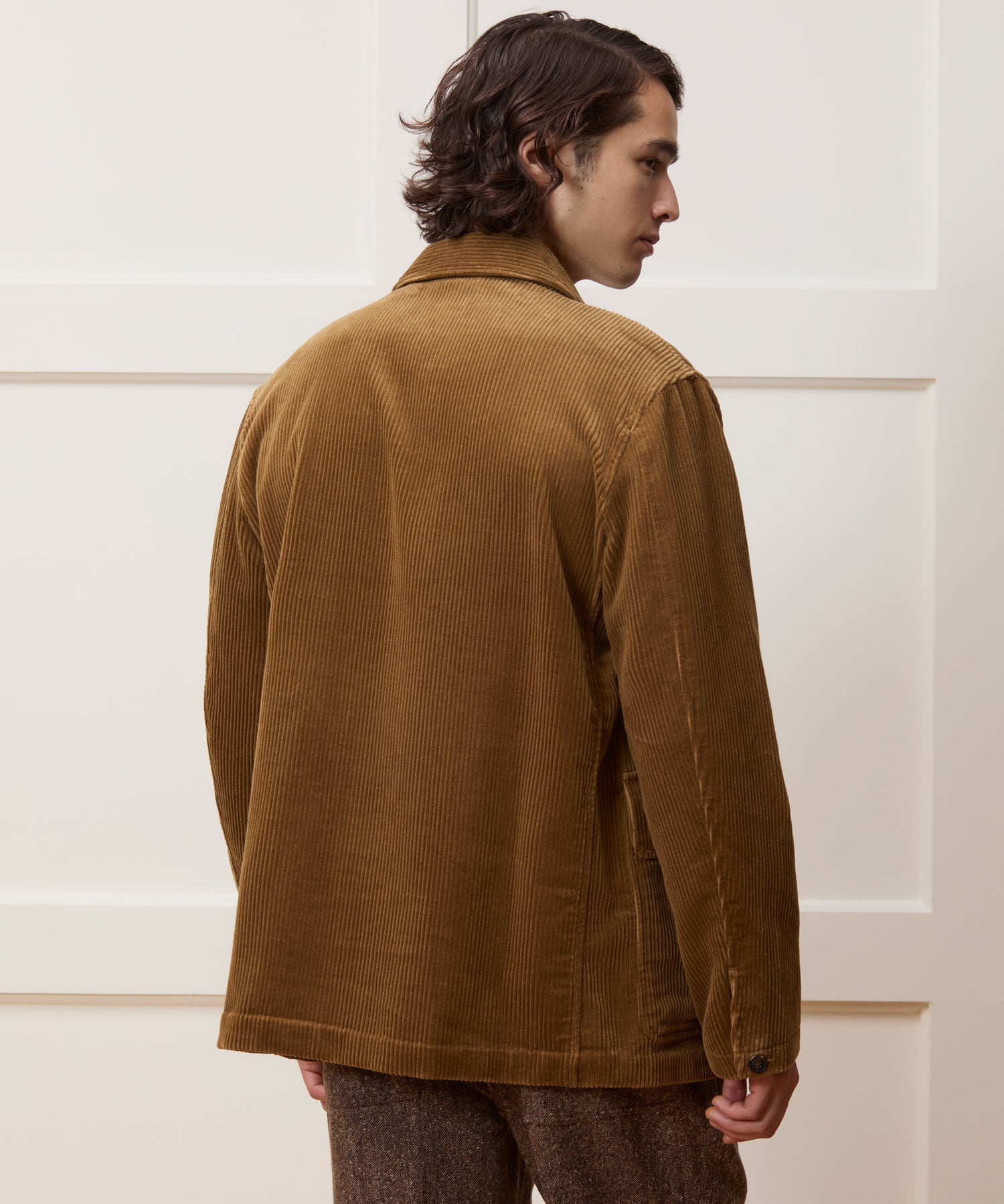 Relaxed Italian Corduroy Walking Jacket