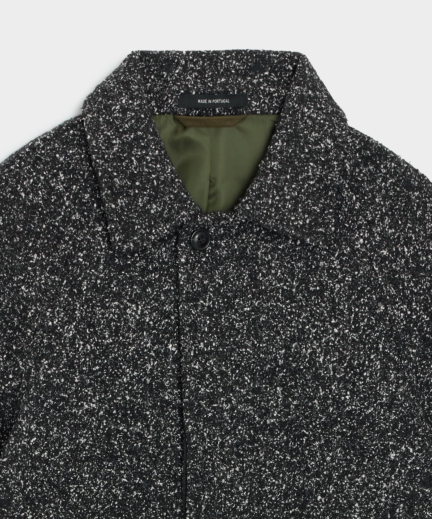 Italian Wool-Silk Belted Topcoat