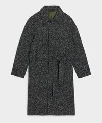 Italian Wool-Silk Belted Topcoat