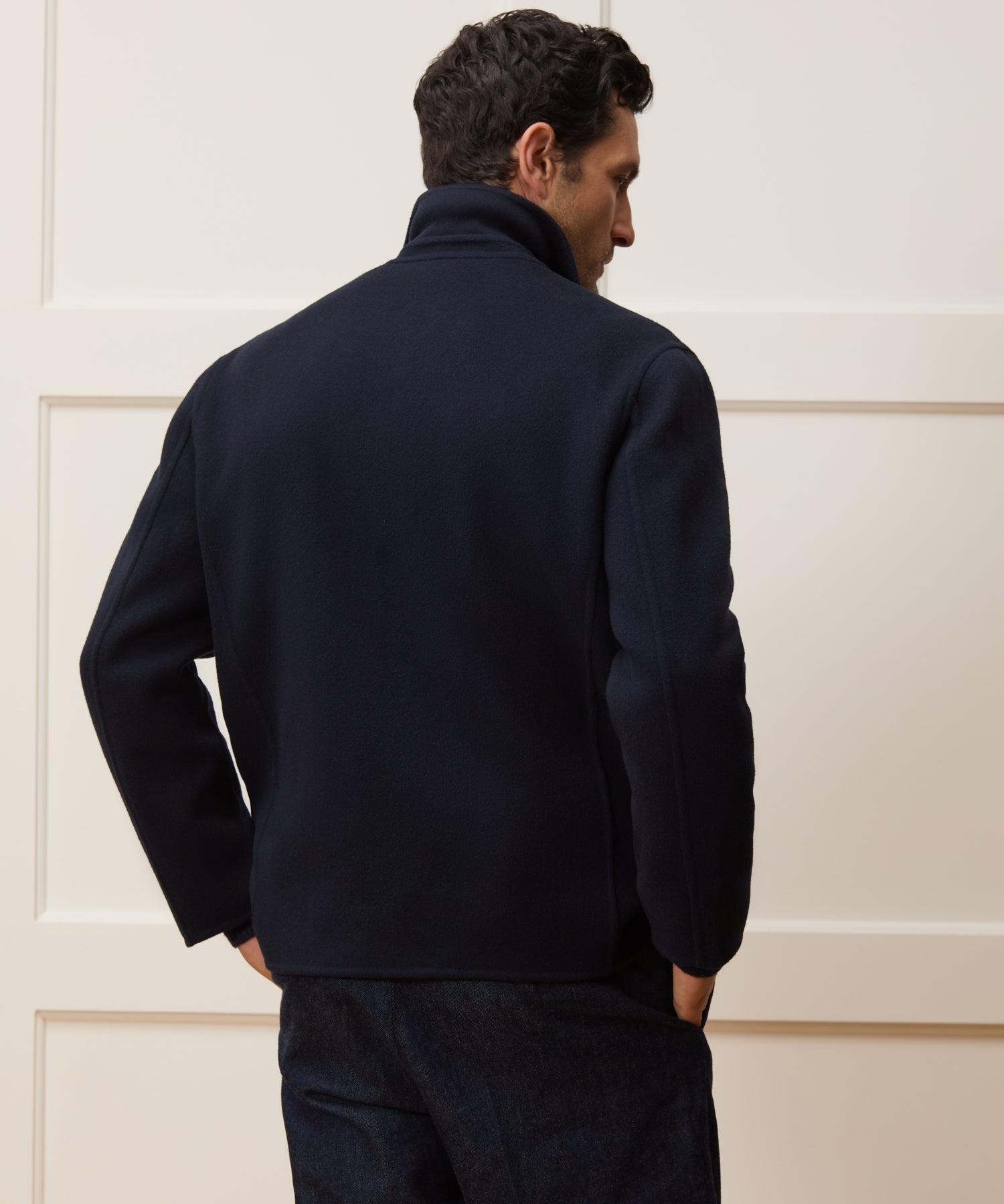 Relaxed Italian Cashmere Walking Jacket