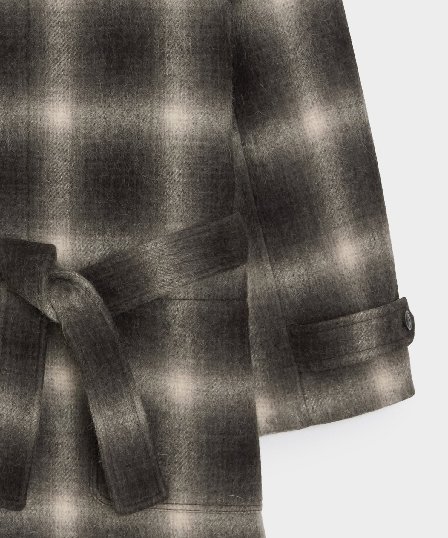 Italian Wool-Alpaca Belted Overcoat