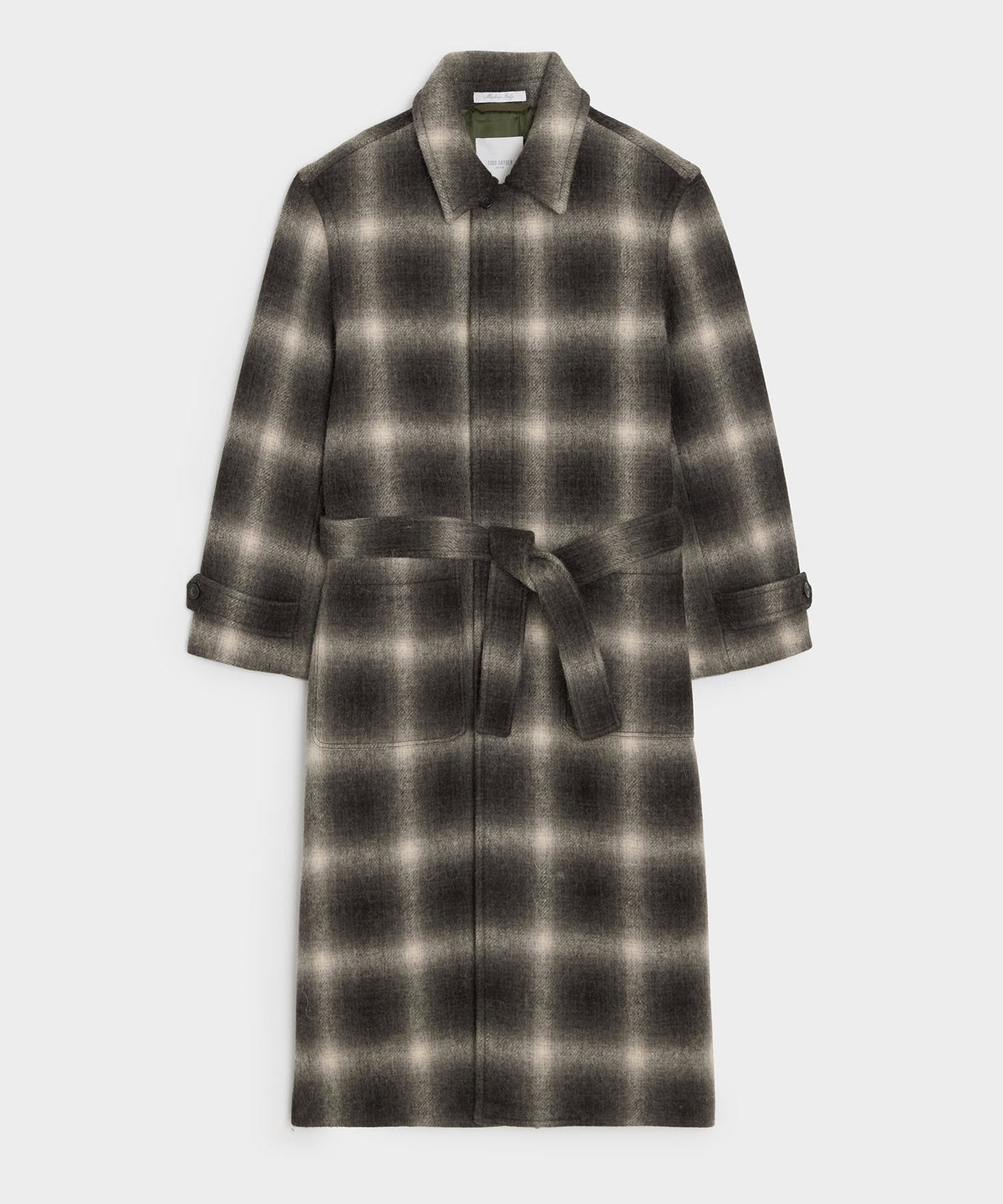 Italian Wool-Alpaca Belted Overcoat