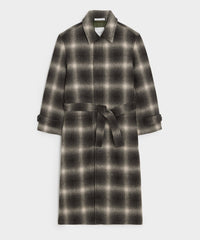 Italian Wool-Alpaca Belted Overcoat