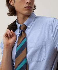 Italian Silk Repp Stripe Tie