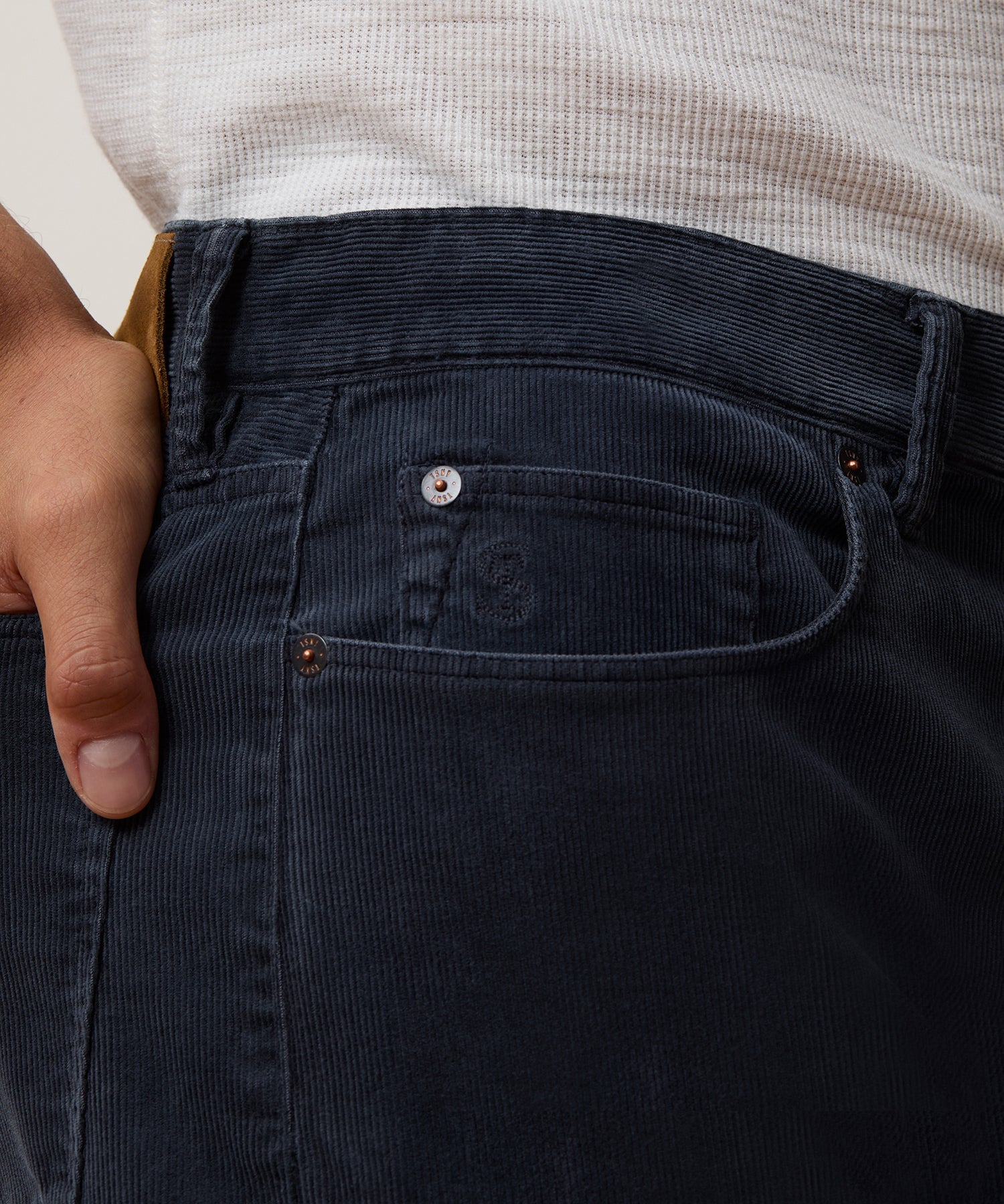 Slim 5-Pocket Corduroy Pant