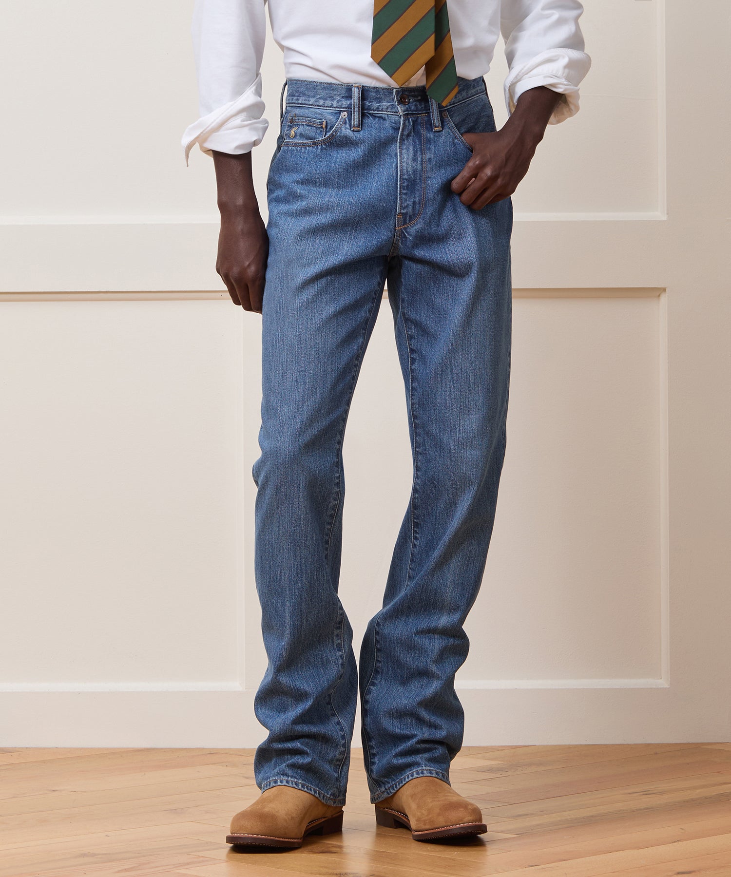 Western Jean in Vintage Blue