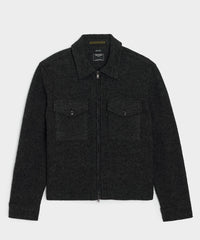 Italian Boiled Wool Full-Zip CPO Jacket