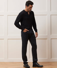 Lightweight Mini Waffle Henley