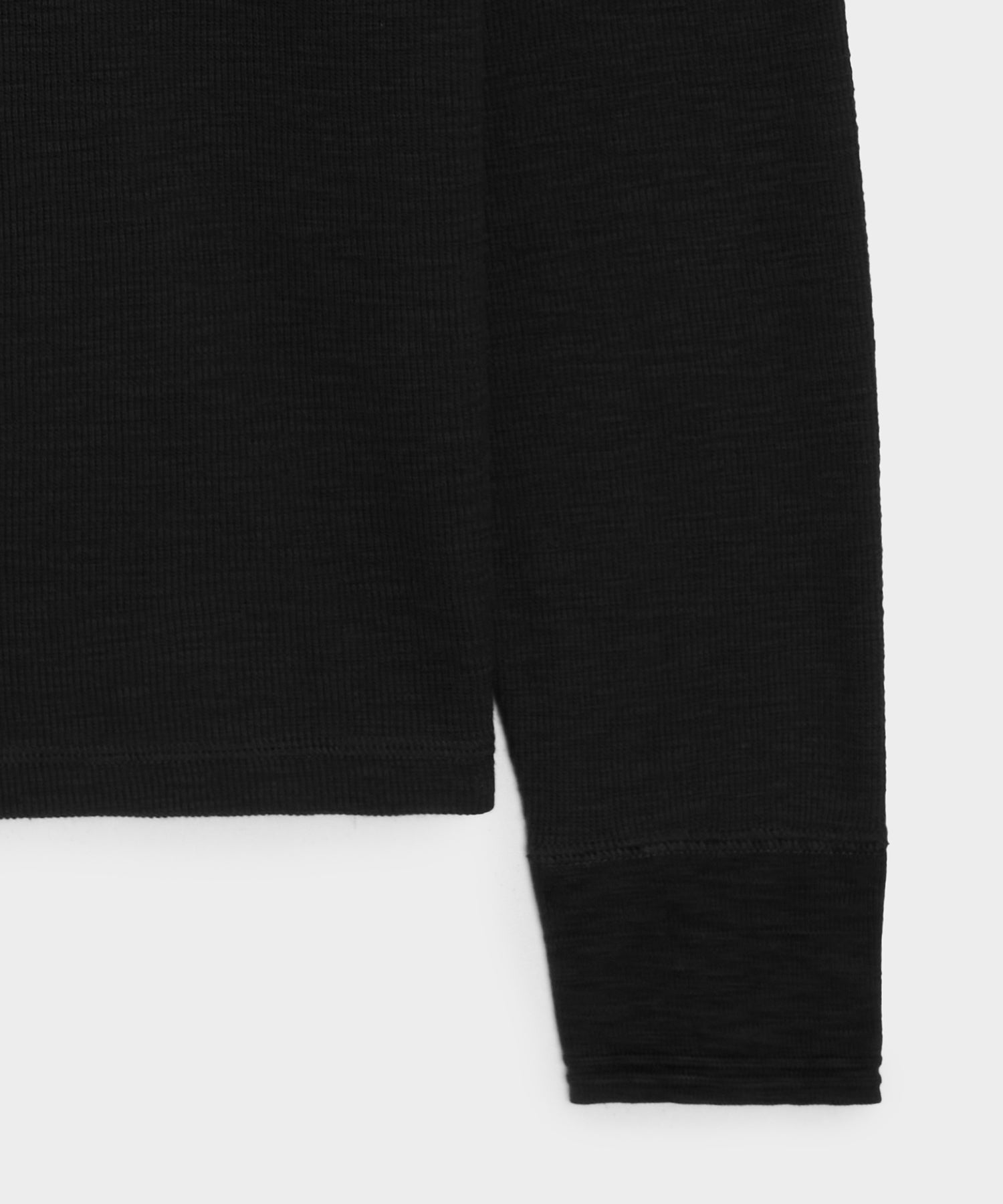 Lightweight Mini Waffle Henley