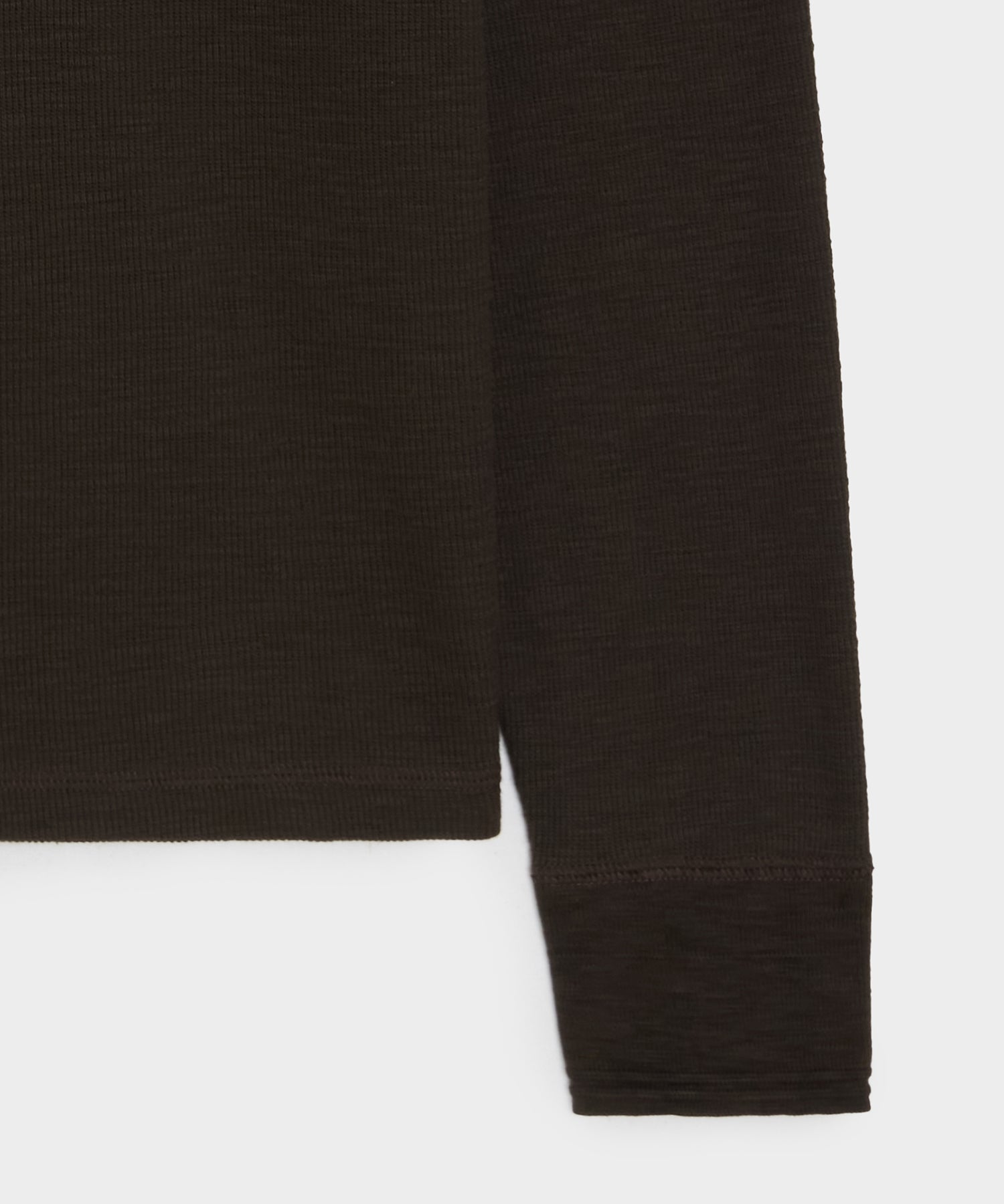 Lightweight Mini Waffle Henley