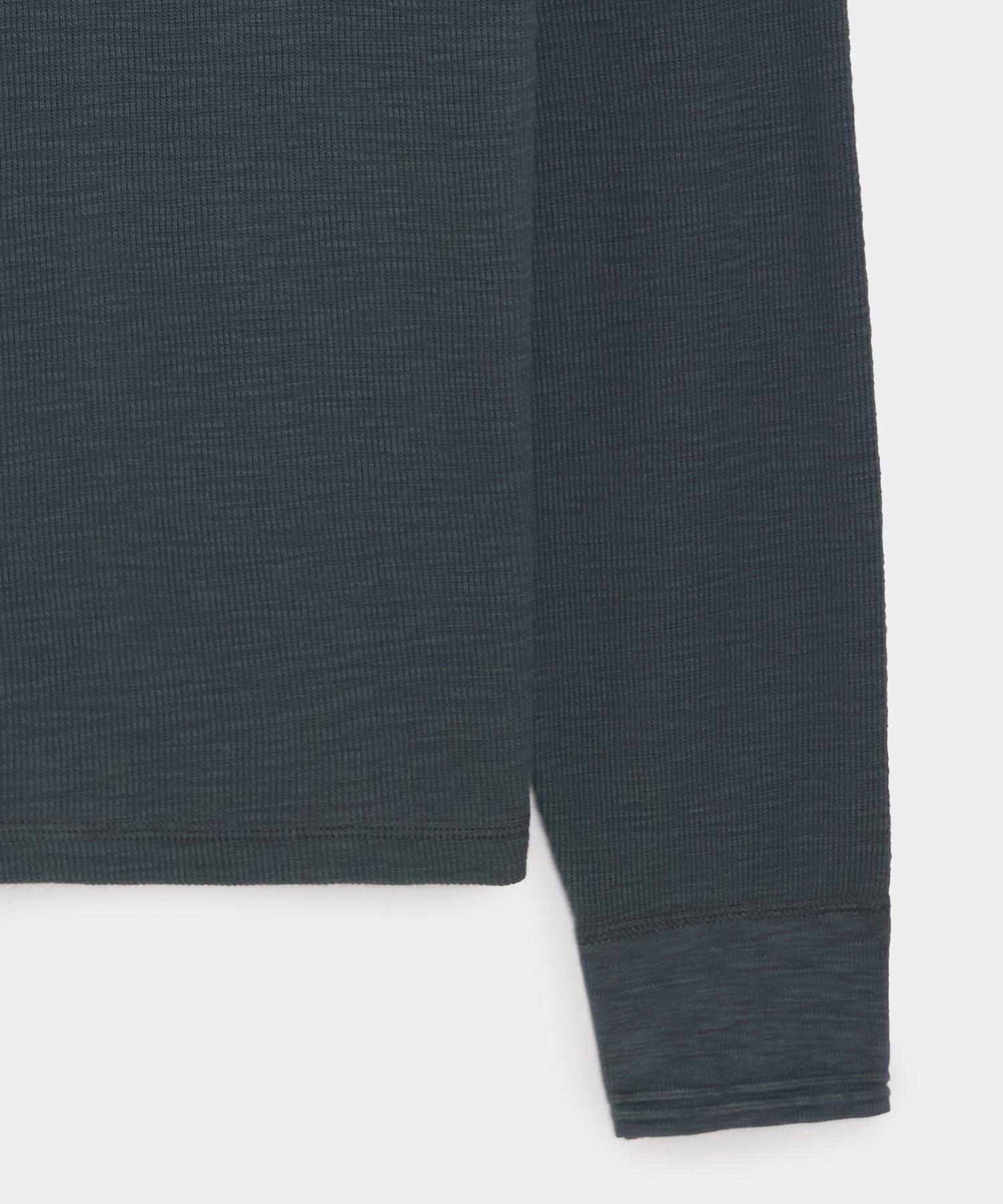 Lightweight Mini Waffle Henley