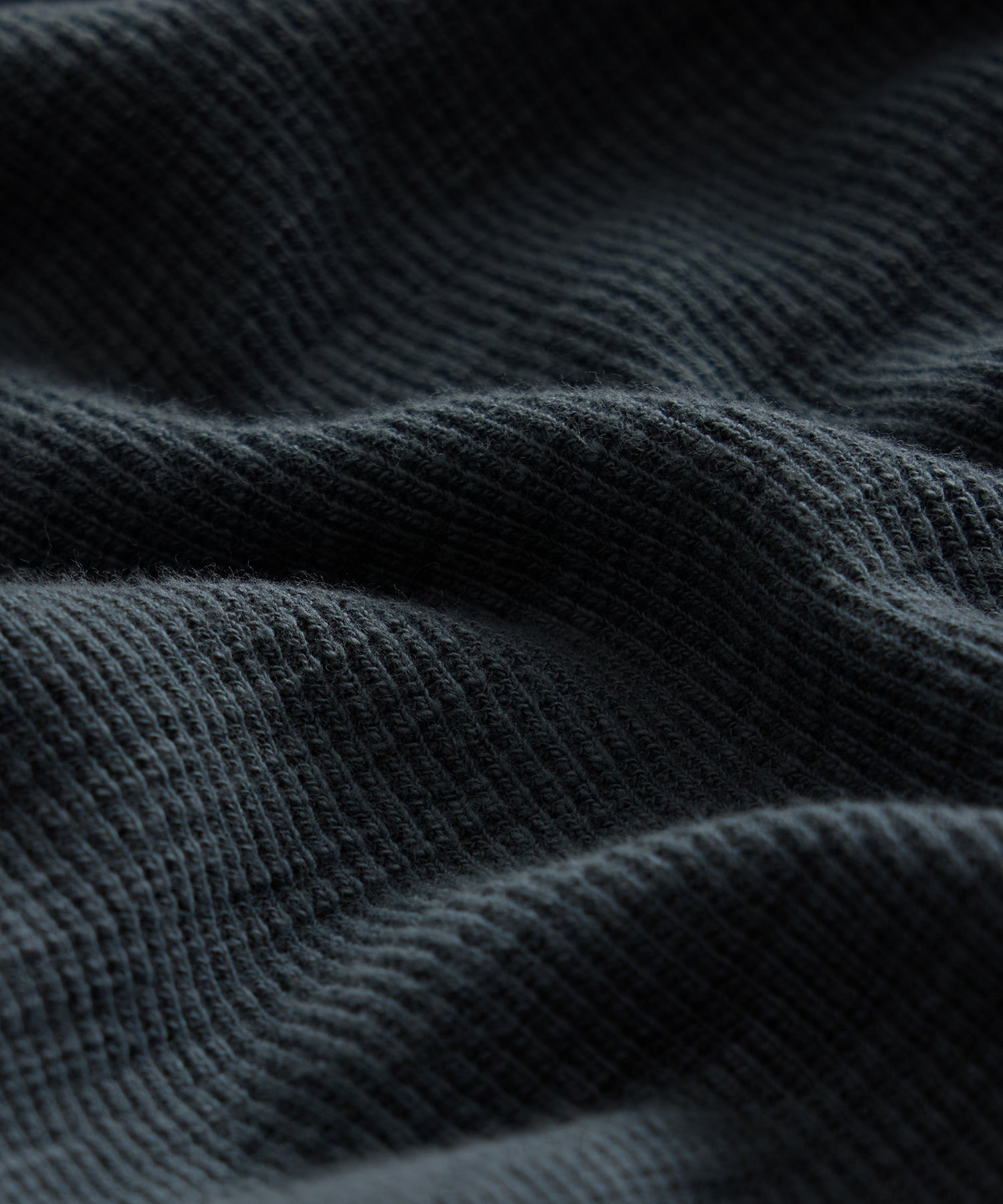 Lightweight Mini Waffle Henley