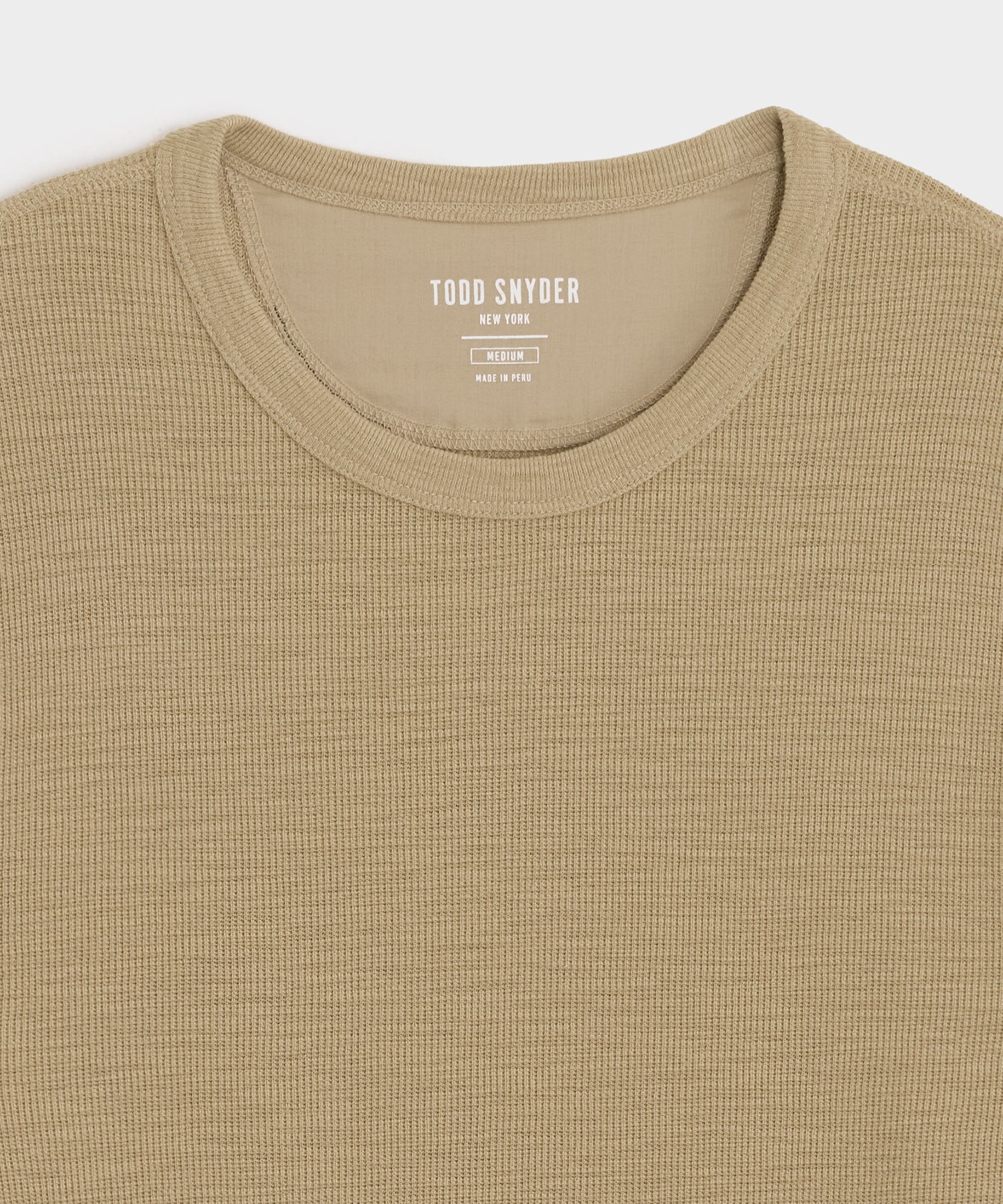 Lightweight Mini Waffle Tee