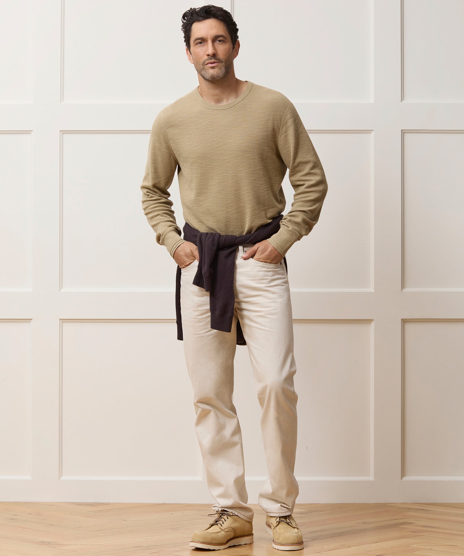 Lightweight Mini Waffle Tee