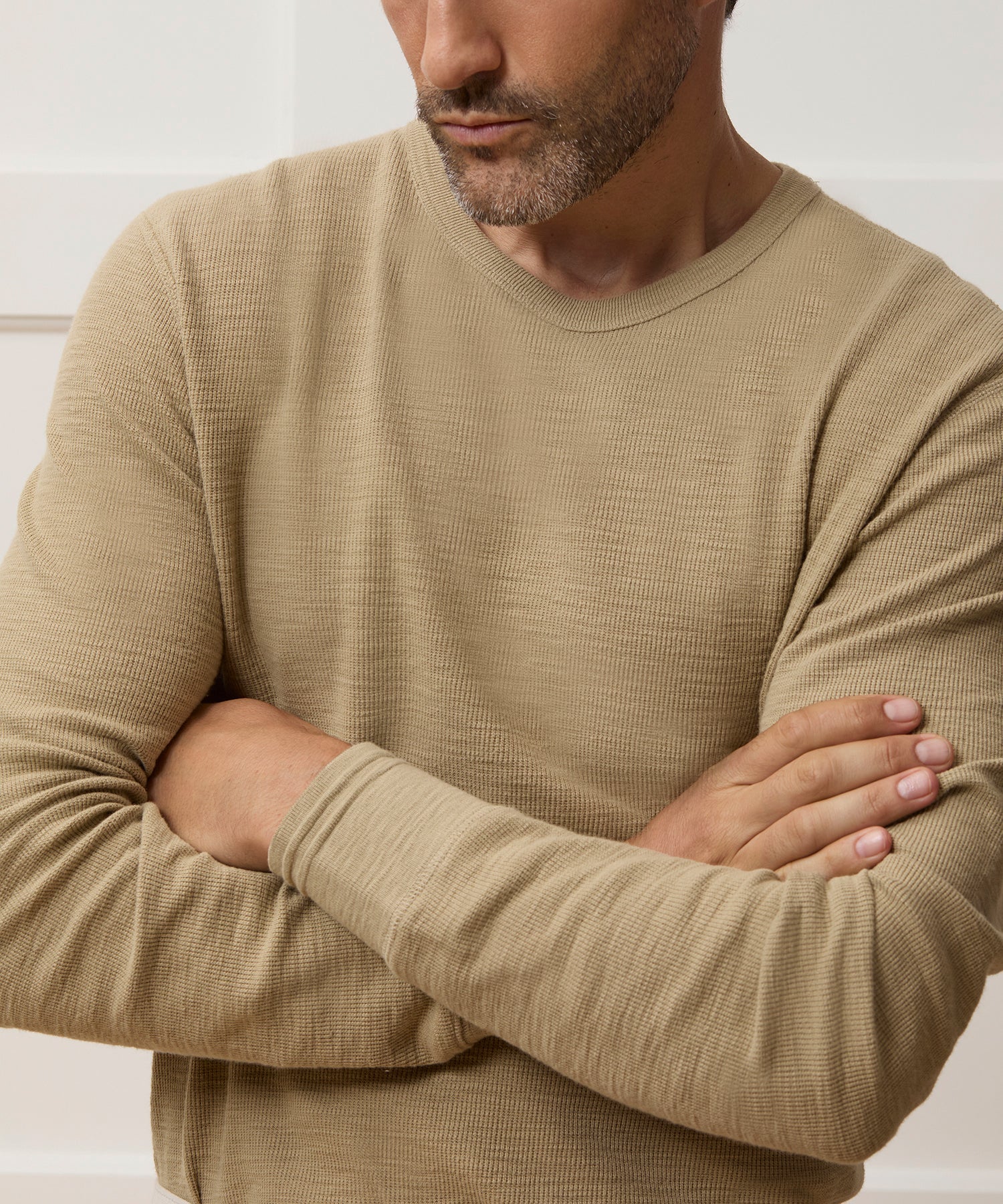 Lightweight Mini Waffle Tee