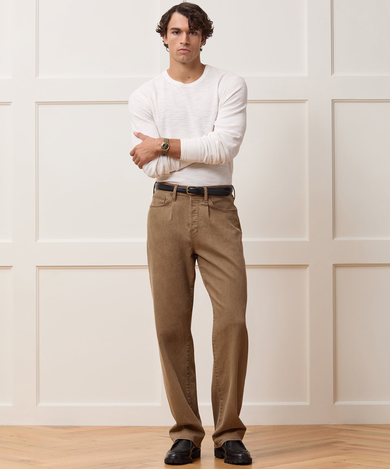 Lightweight Mini Waffle Tee