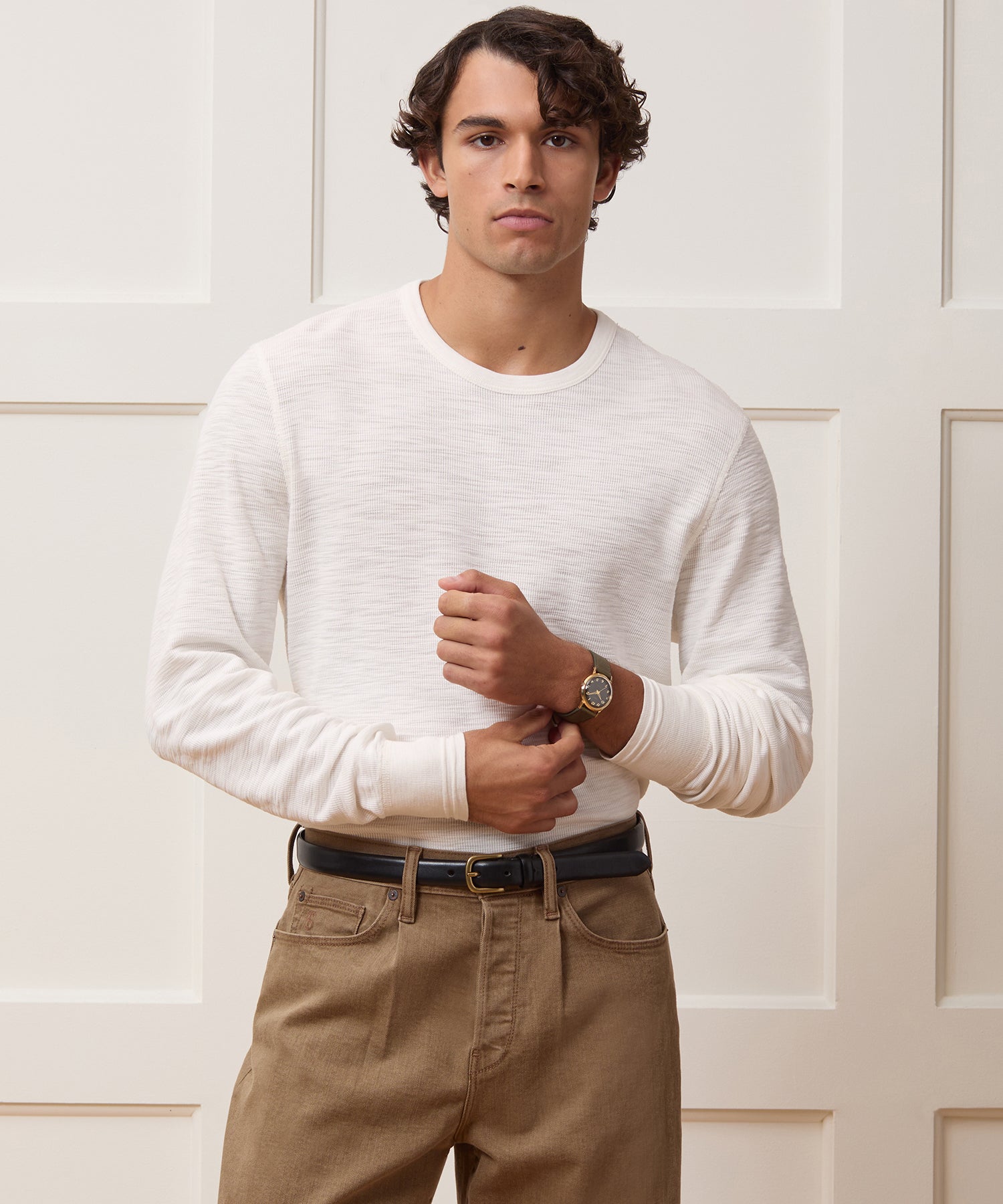 Lightweight Mini Waffle Tee