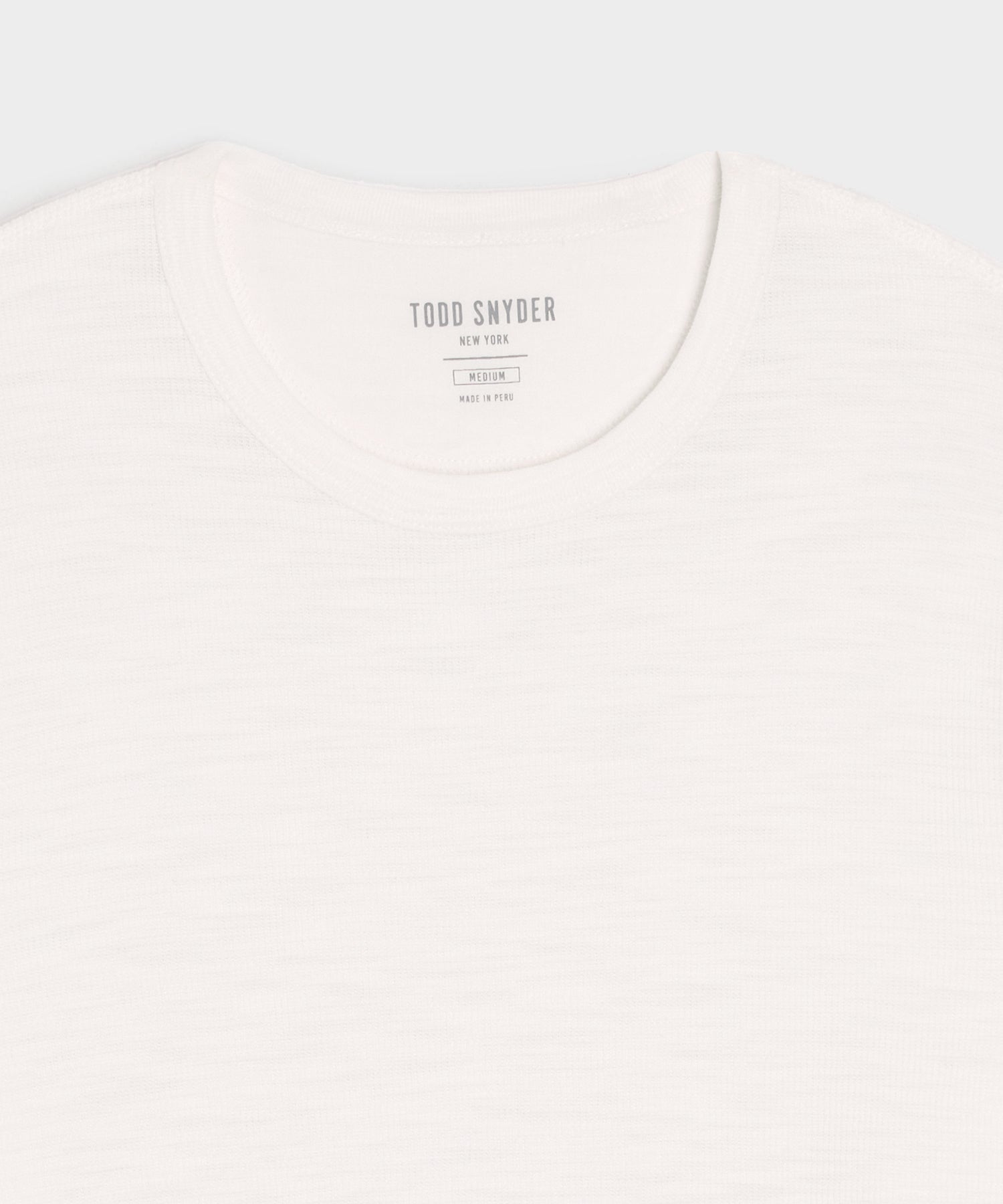 Lightweight Mini Waffle Tee