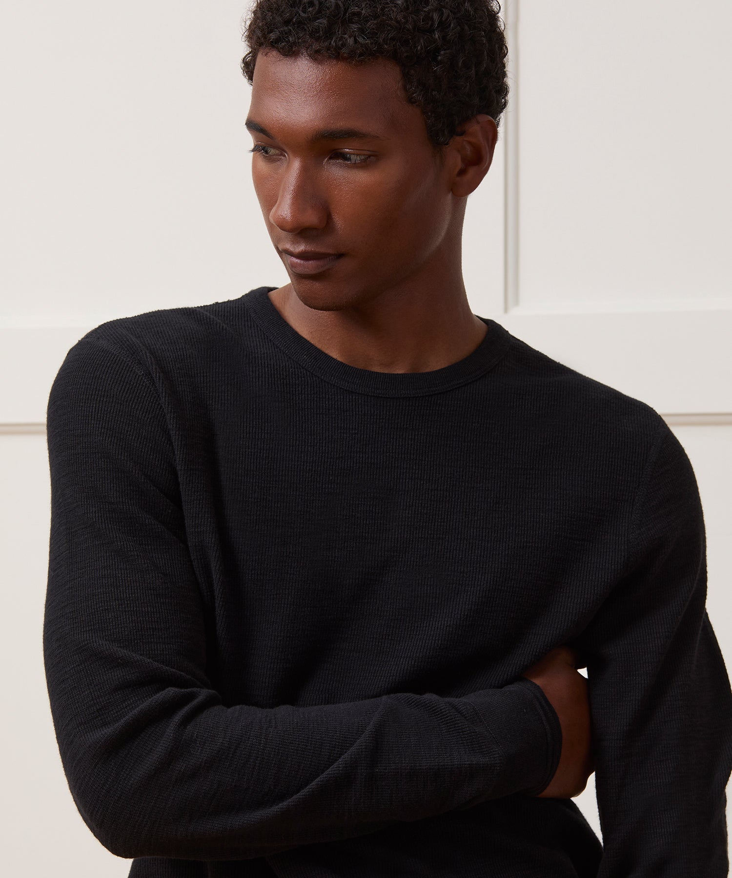 Lightweight Mini Waffle Tee