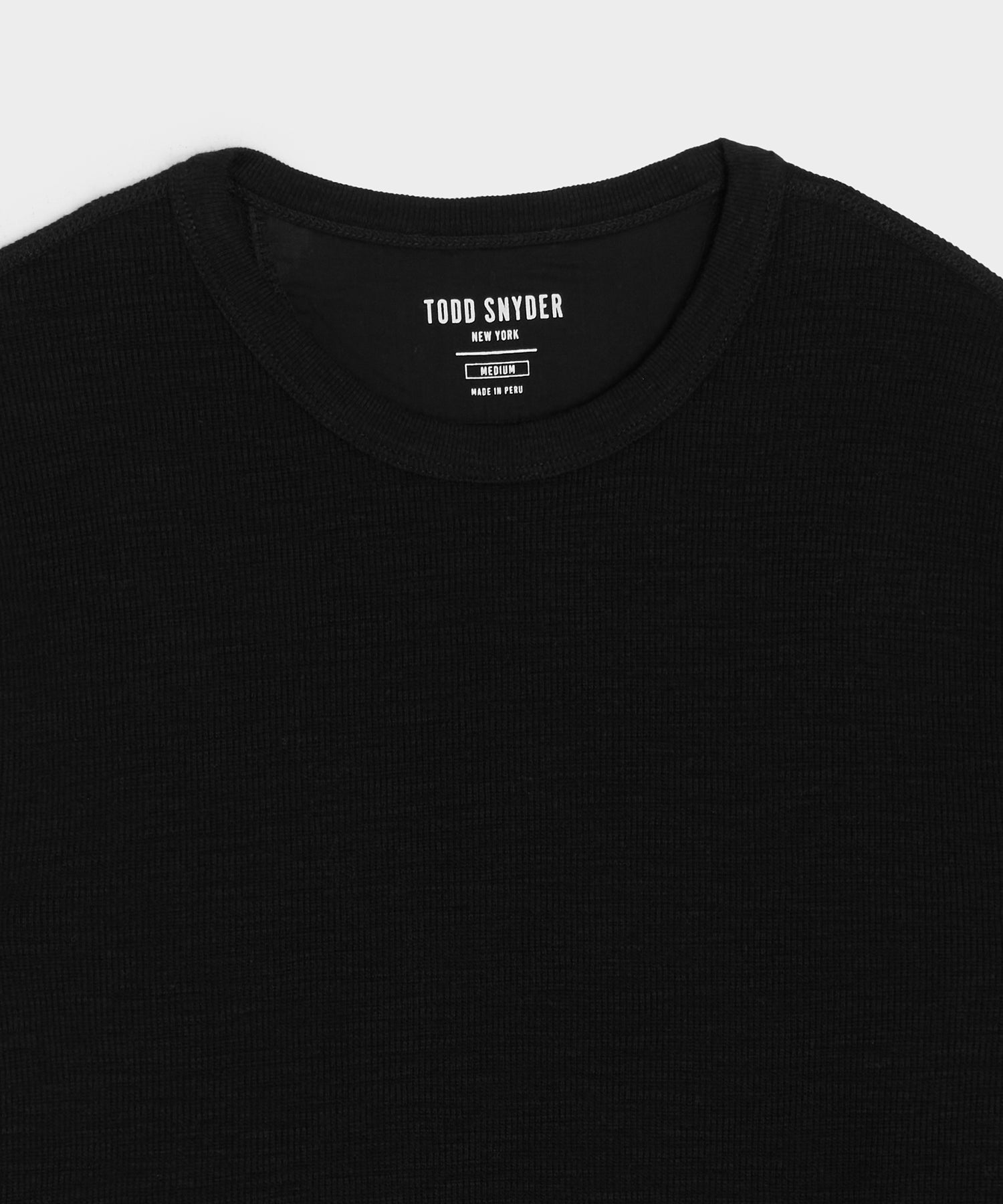 Lightweight Mini Waffle Tee