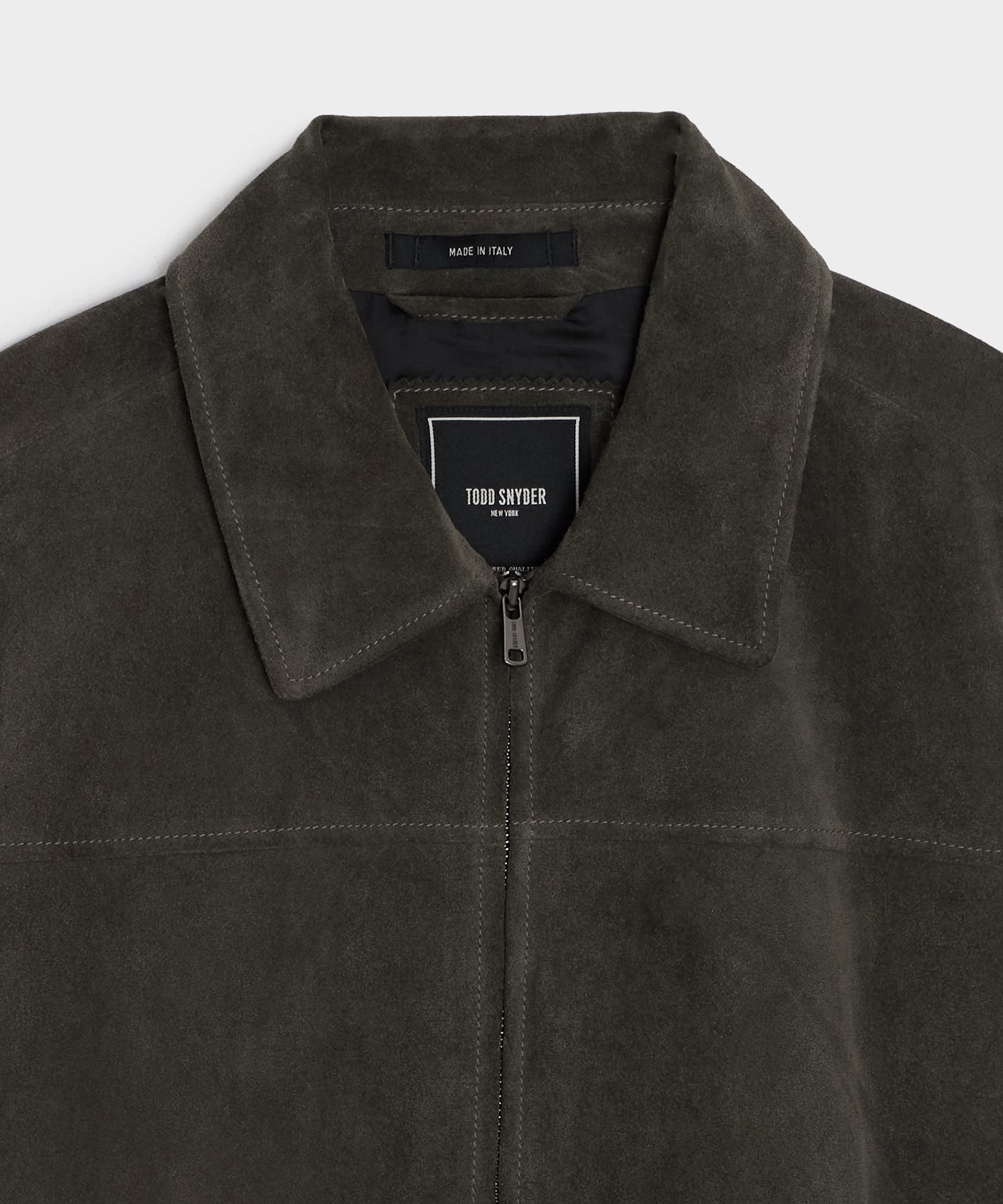 Italian Suede Driving Jacket