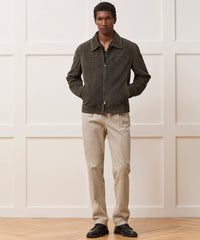 Italian Suede Driving Jacket
