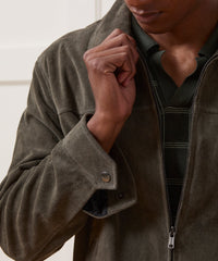 Italian Suede Driving Jacket