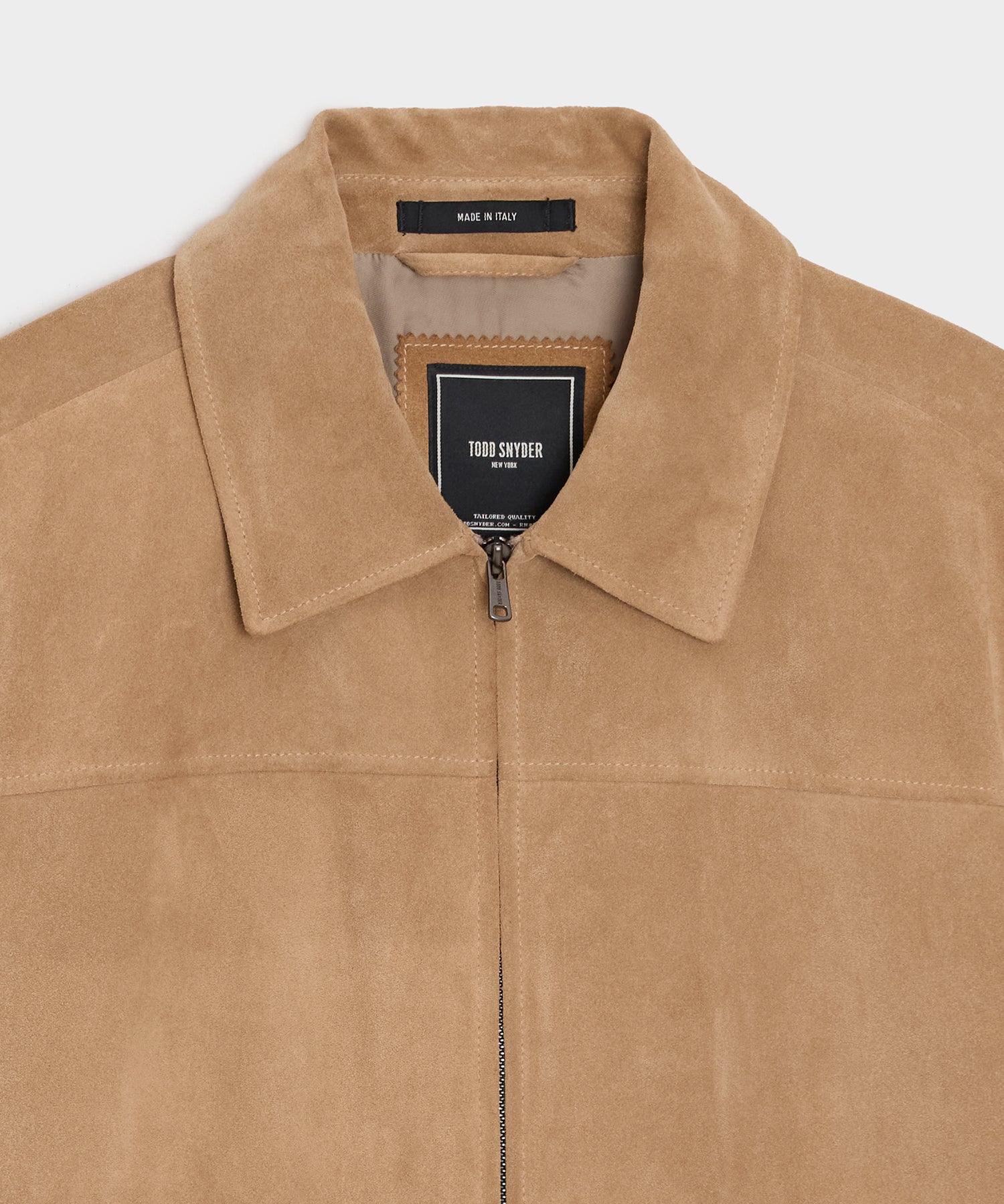 Italian Suede Driving Jacket