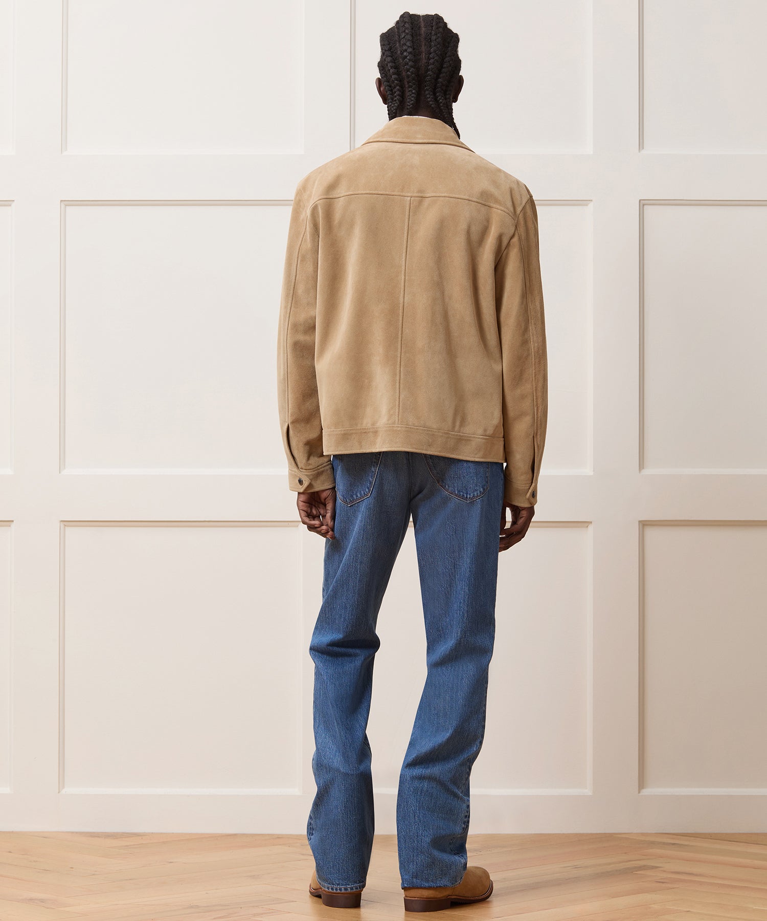 Italian Suede Driving Jacket