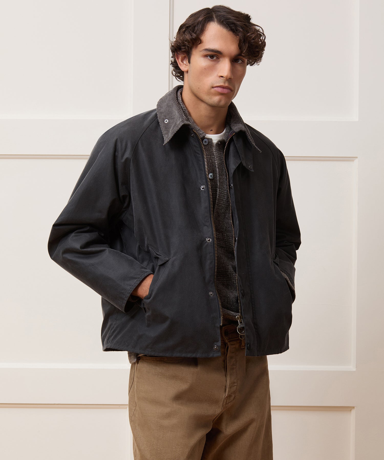 Todd Snyder X Barbour Transport Jacket in Grey