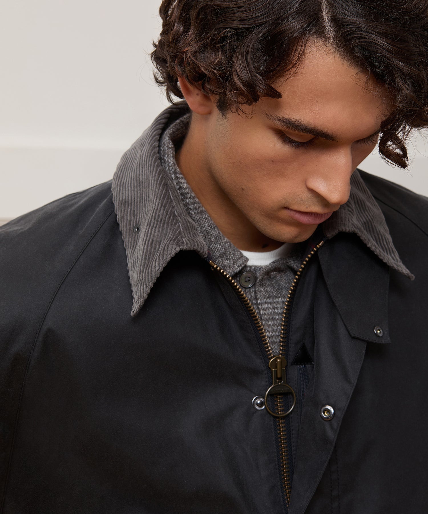 Todd Snyder X Barbour Transport Jacket in Grey
