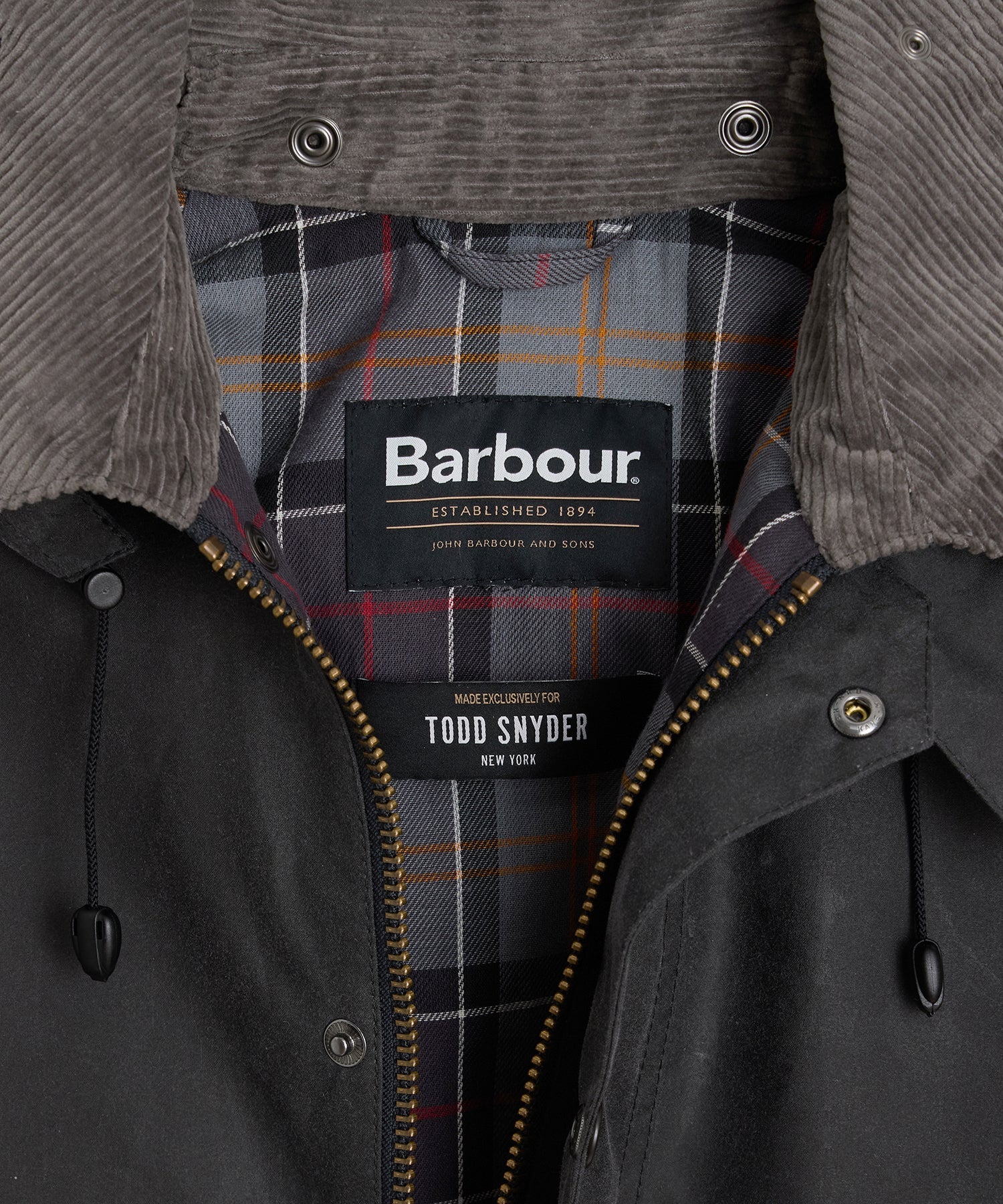 Todd Snyder X Barbour Transport Jacket in Grey
