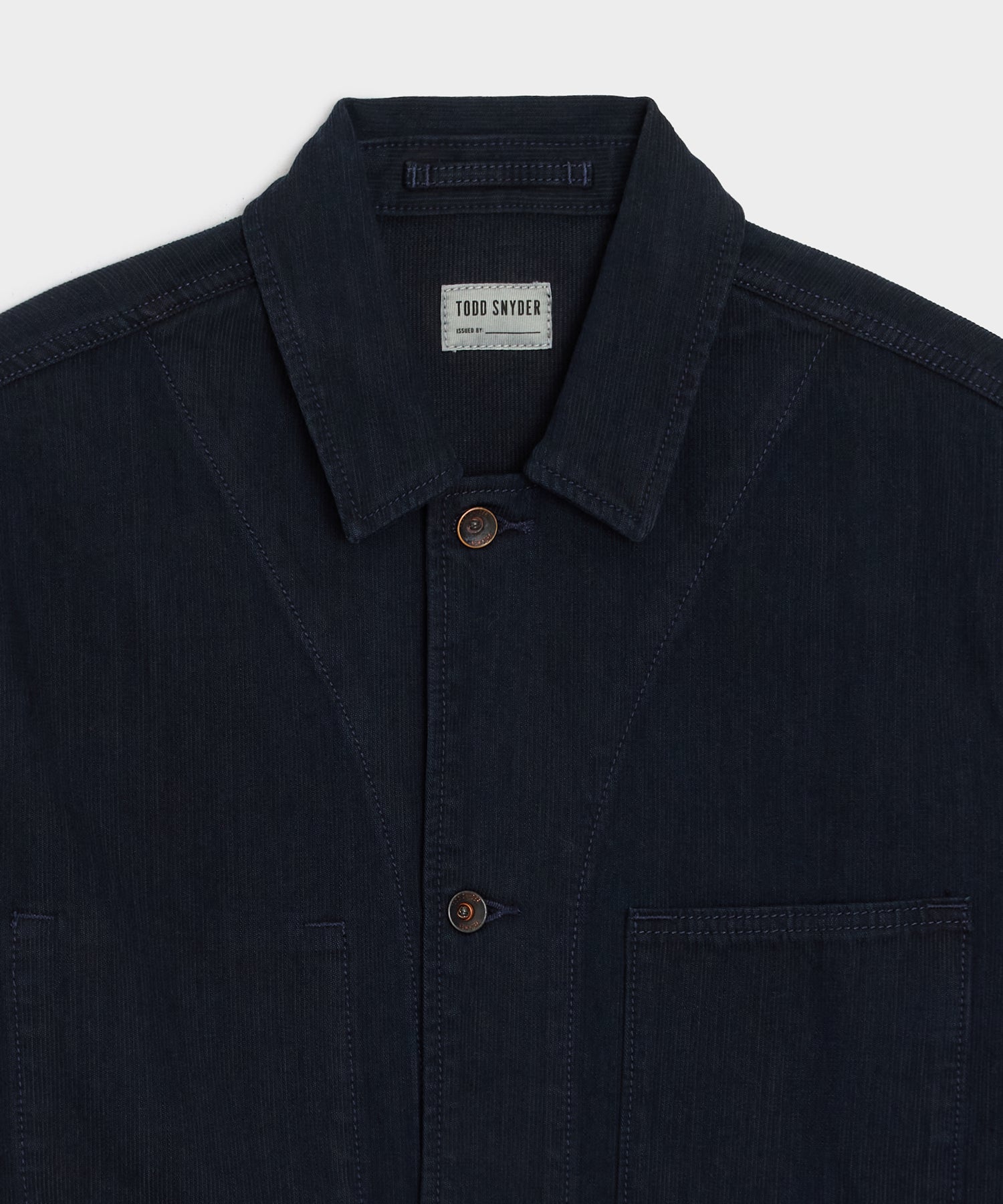 Indigo Stripe Studio Jacket