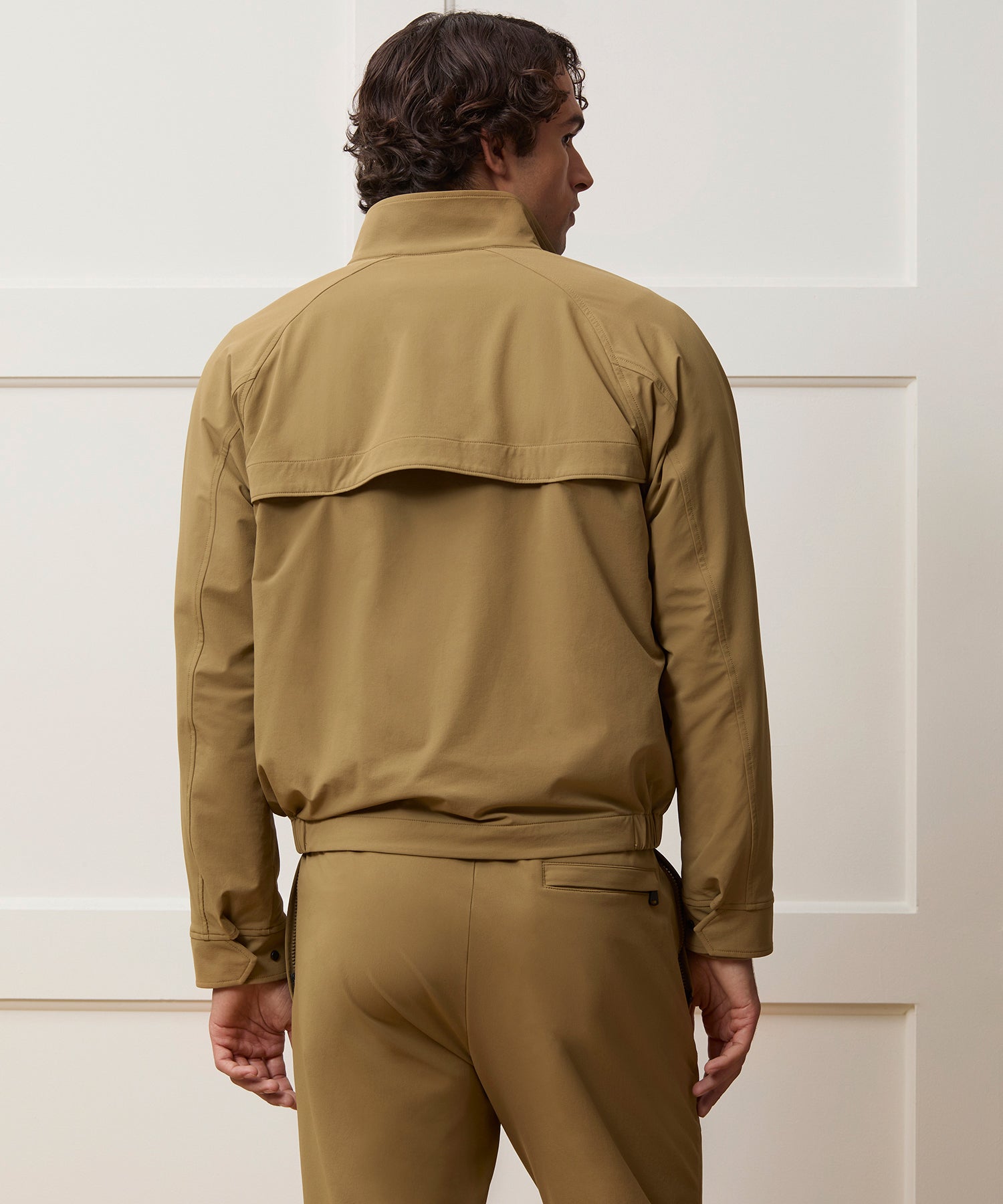 Lightweight Nylon Harrington Jacket