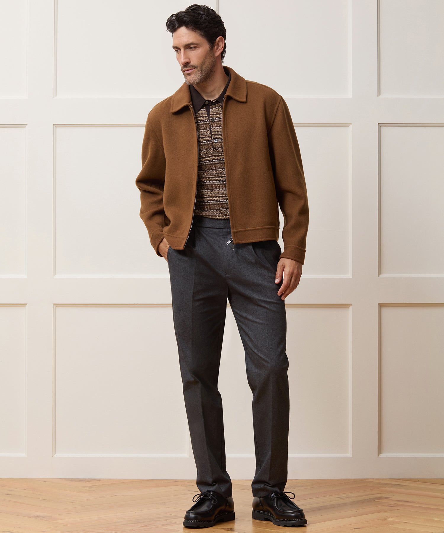 Italian Cashmere Driving Jacket