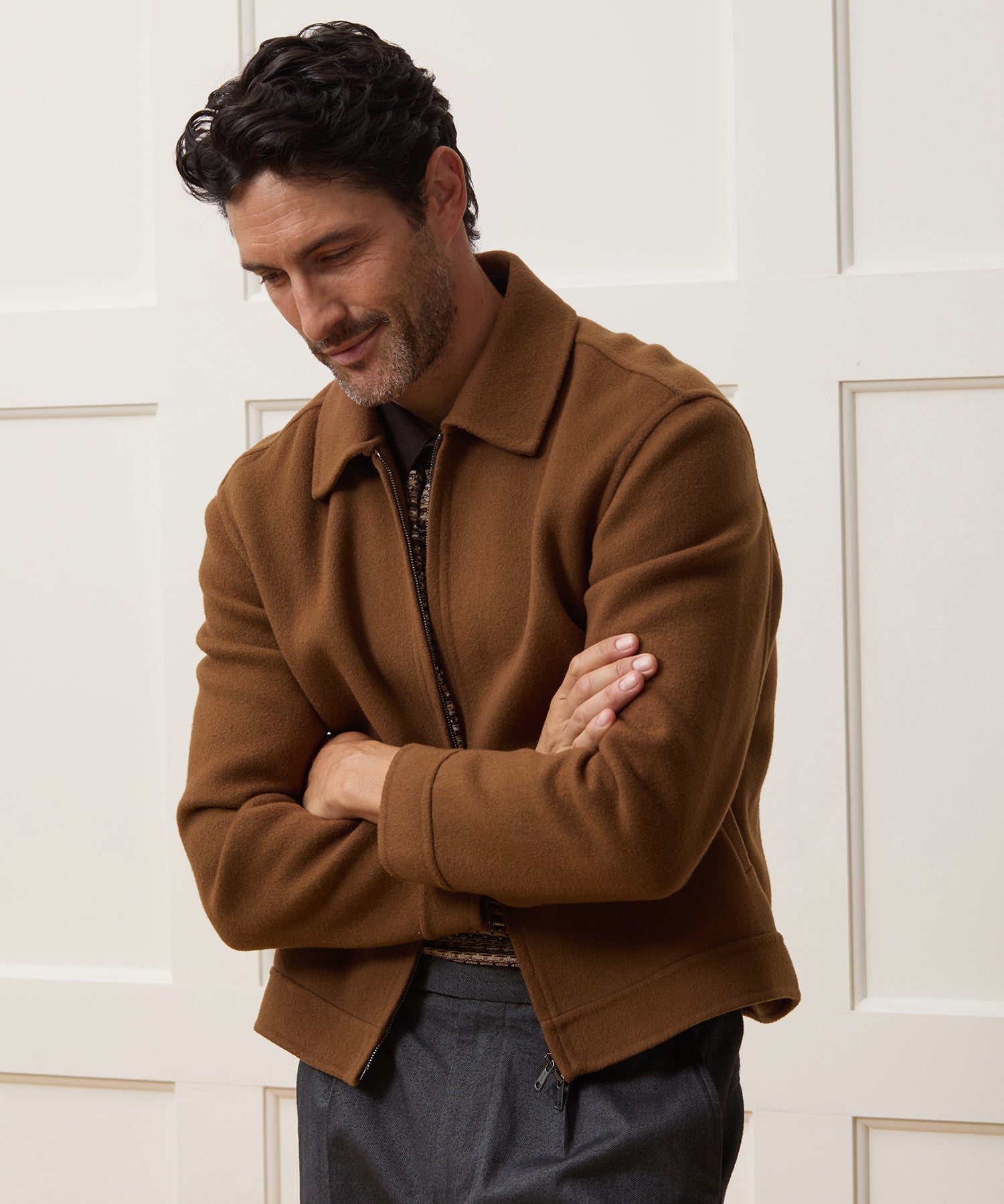 Italian Cashmere Driving Jacket