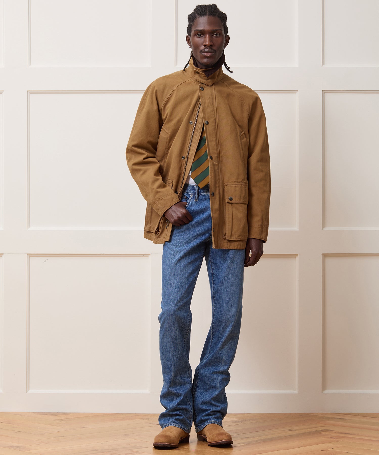 Long Canvas Stable Jacket