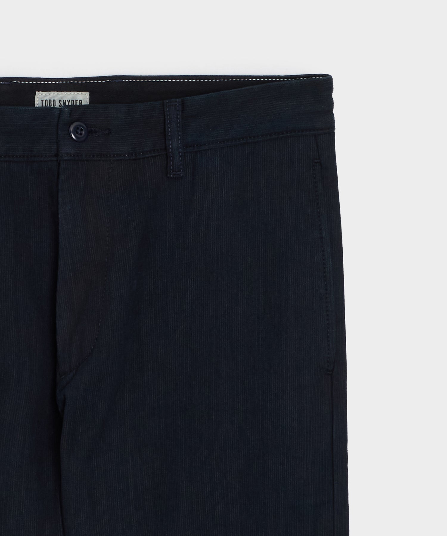 Relaxed Striped Denim Chino in Overdyeed Indigo