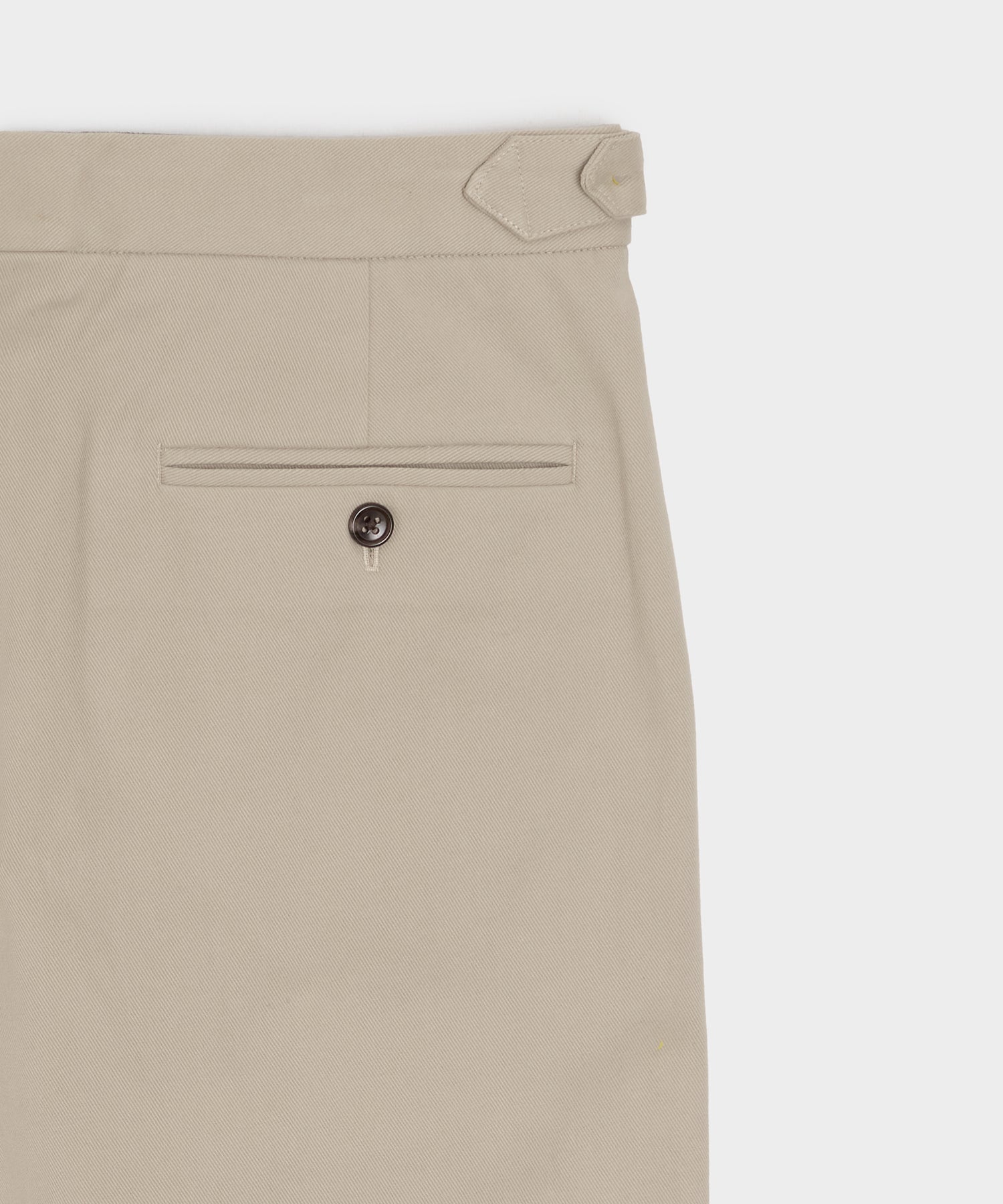 Italian Brushed Cotton Side Tab Trouser