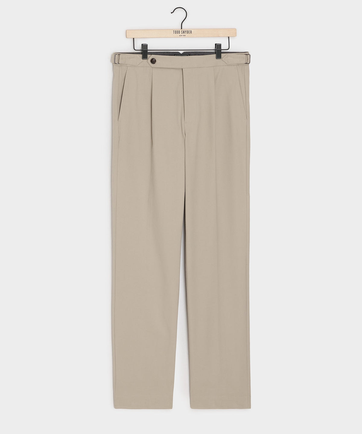 Italian Brushed Cotton Side Tab Trouser