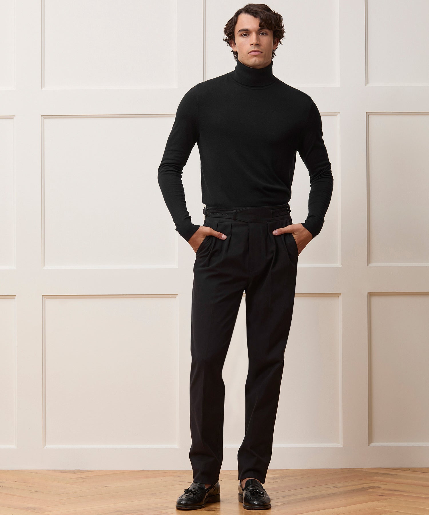 Italian Brushed Cotton Gurkha Trouser