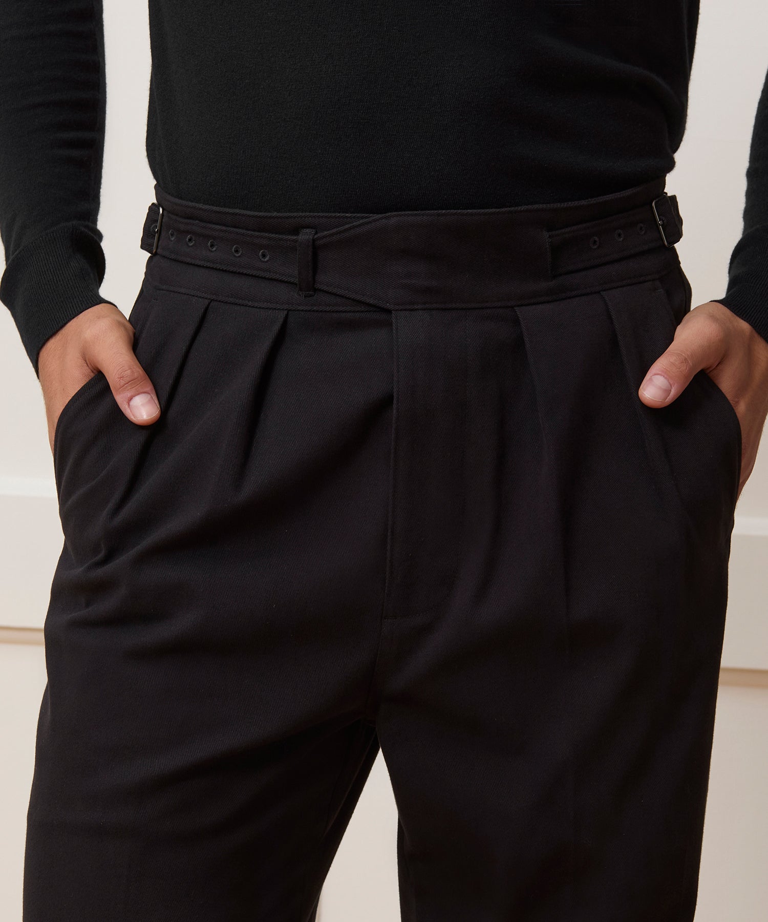 Italian Brushed Cotton Gurkha Trouser