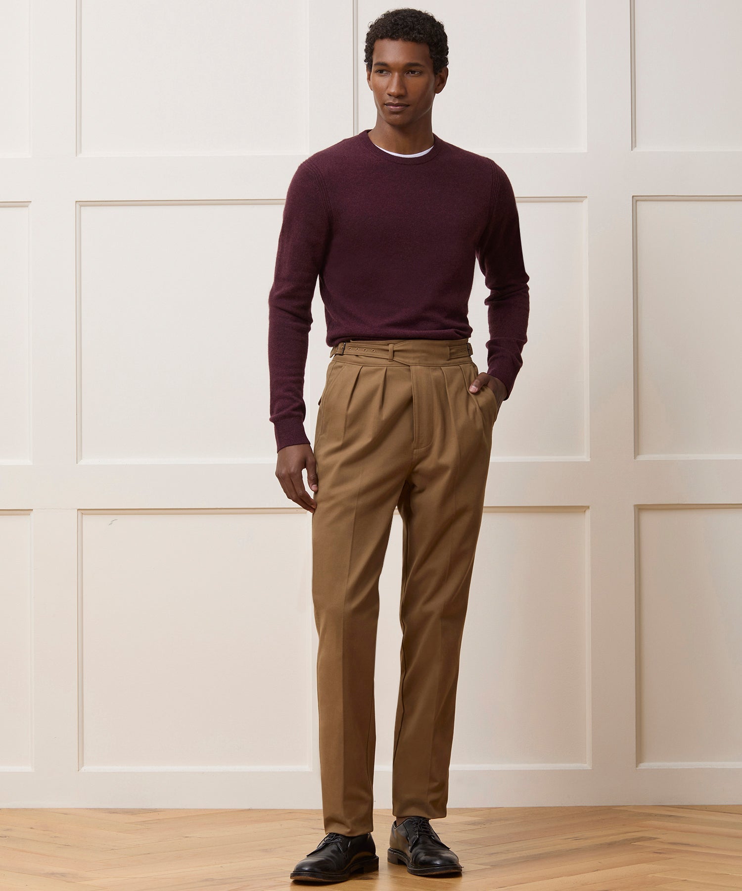 Italian Brushed Cotton Gurkha Trouser